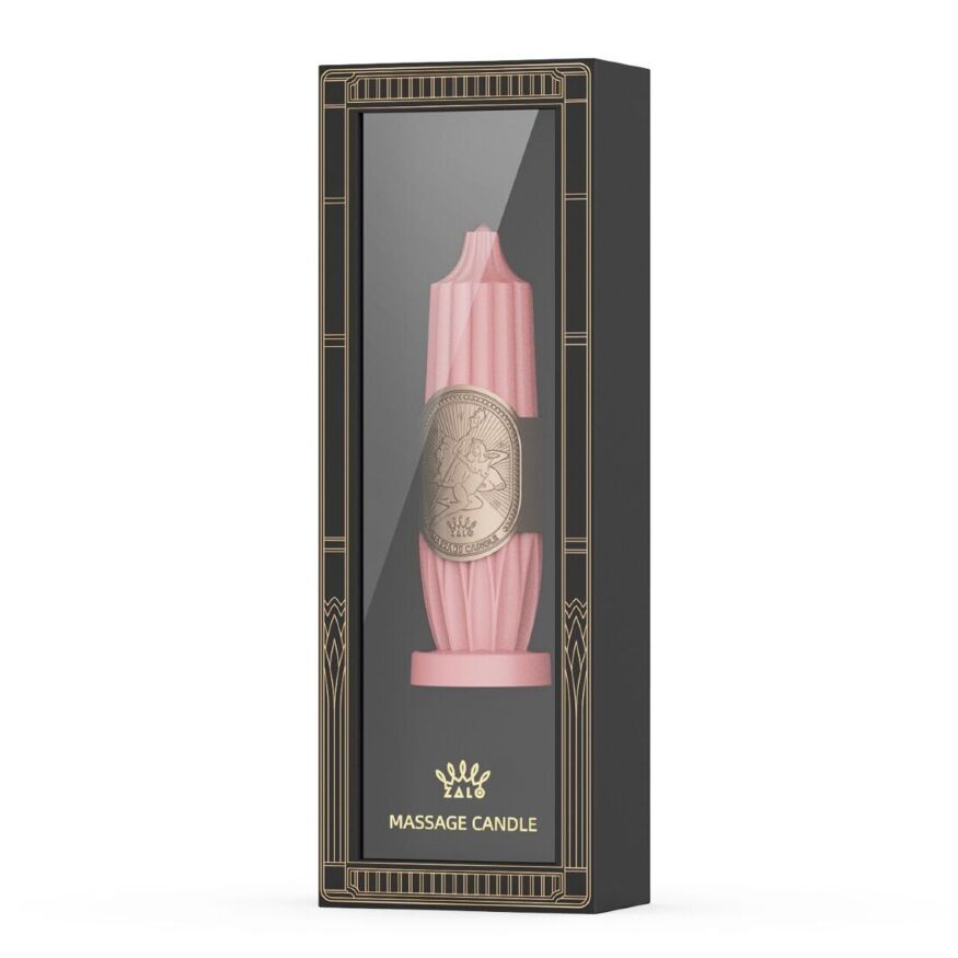 Zalo Massage Candle Pink - Роскошная массажная свеча (розовый)