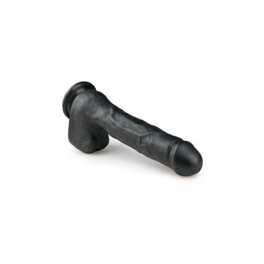 Фаллоимитатор EASYTOYS REALISTIC DILDO BLACK 29.5 CM
