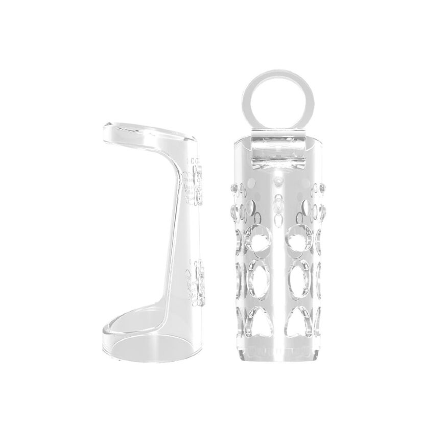 Насадка на пенис Chisa Double Enhancer Kit-Clear-GK Power