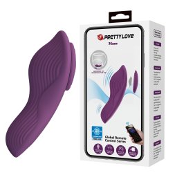 Стильный клиторальный смарт стимулятор Pretty Love Mobile App Control Mane Stimulator Purple