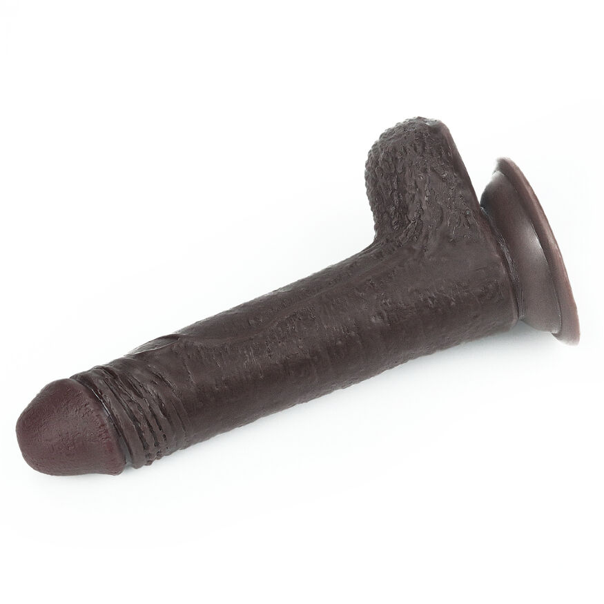 Фалоімітатор з рухомою шкірою - Sliding-Skin Dual Layer Dong 7" Black