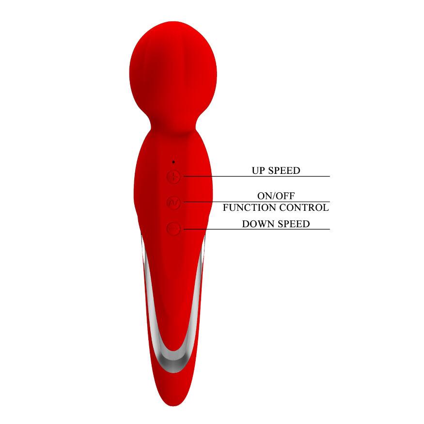 Вибромассажер Pretty Love - Walter USB Red, BI-014622-2