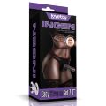 Чорний страпон - LoveToy Ingen Easy Strap-On Set 7" Black