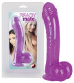 Фаллоимитатор с мошонкой - Ready Mate Softdildo Lila