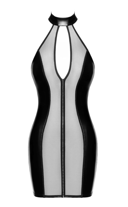 Платье Noir Handmade F370 Luxuria Crystal Sheer Mini Dress M