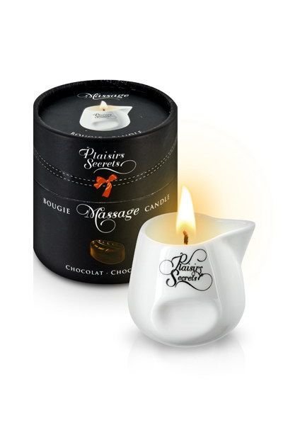 Распродажа!!! Массажная свеча Plaisirs Secrets Chocolate 80 мл (срок 03.2026)