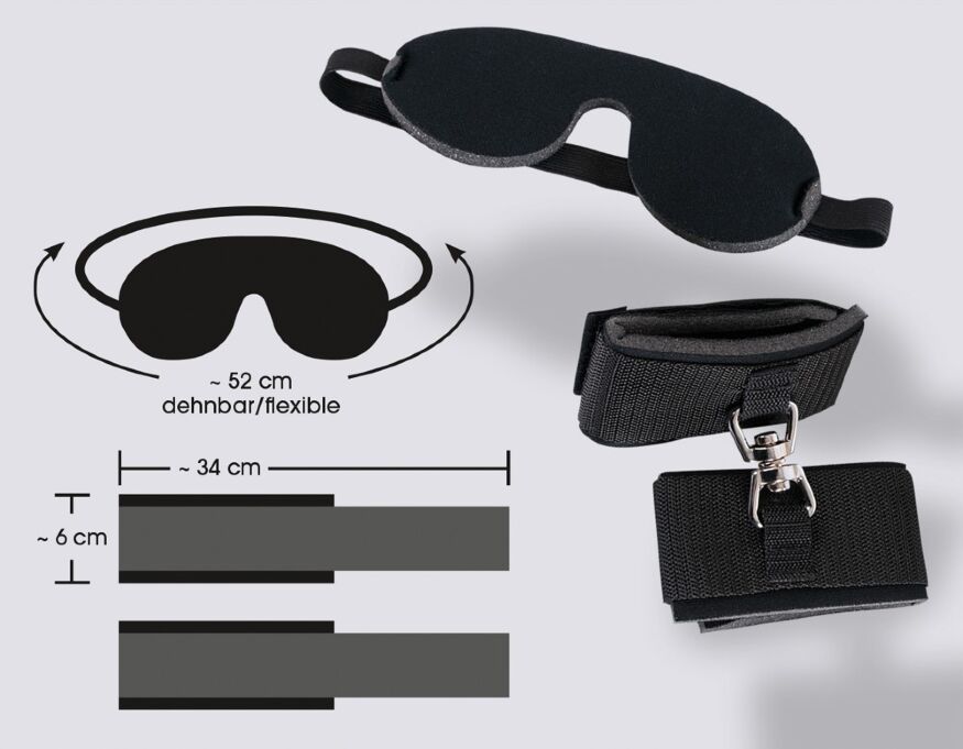 Бондажний набір для цінителів БДСМ-ігор Bad Kitty Bondage Kit
