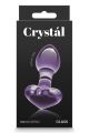 Стеклянная пробка NS Novelties CRYSTAL HEART PURPLE