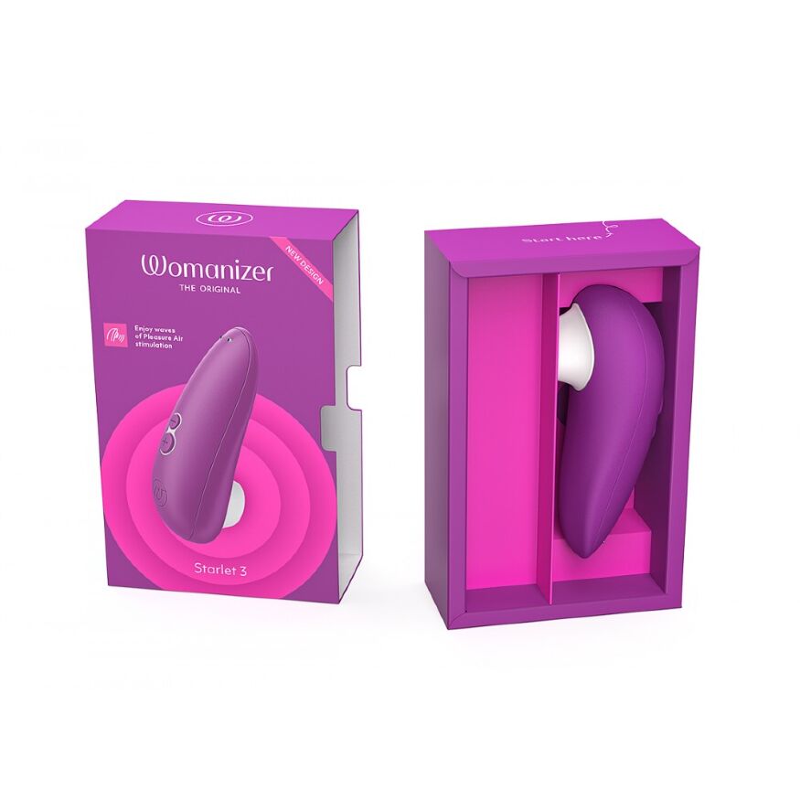 Вакуумний кліторальний стимулятор Womanizer Starlet 3 Violet
