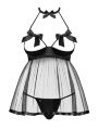 Бебидол Obsessive Delishya babydoll black S/M