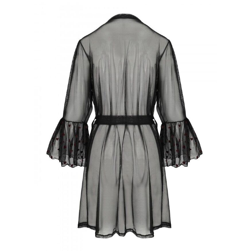 Воздушный пеньюар LOVELIA PEIGNOIR black S/M - Passion