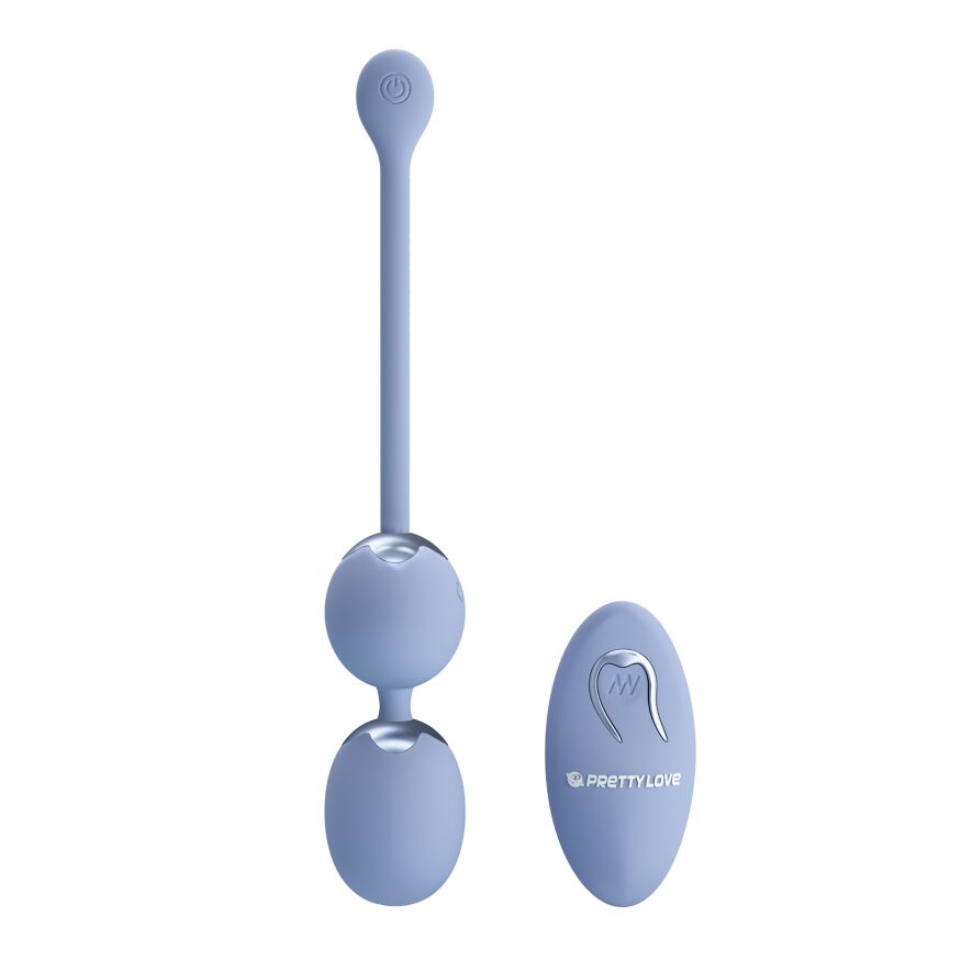 Вагинальные виброшарики - Pretty Love Willie Vibrating Kegel Balls Light Blue