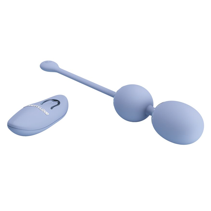 Вагинальные виброшарики - Pretty Love Willie Vibrating Kegel Balls Light Blue