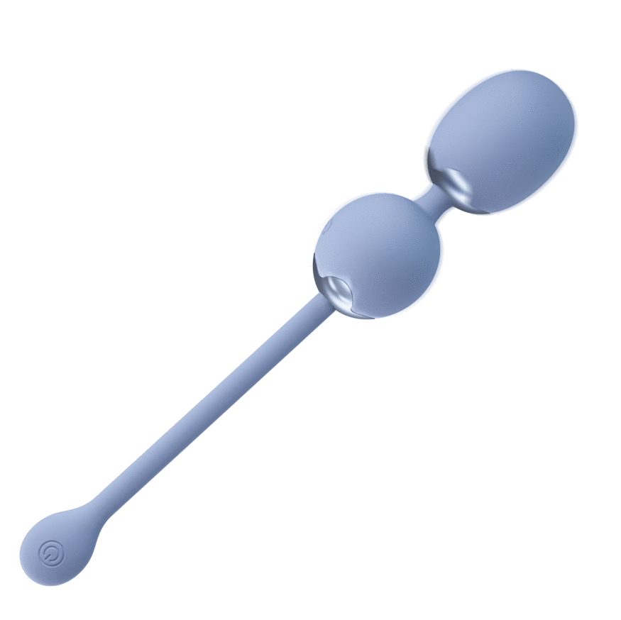 Вагинальные виброшарики - Pretty Love Willie Vibrating Kegel Balls Light Blue