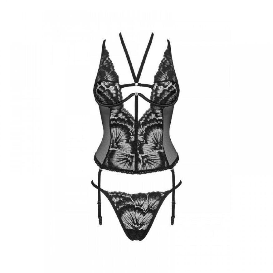 Корсет и стринги Obsessive Alessya XS/S