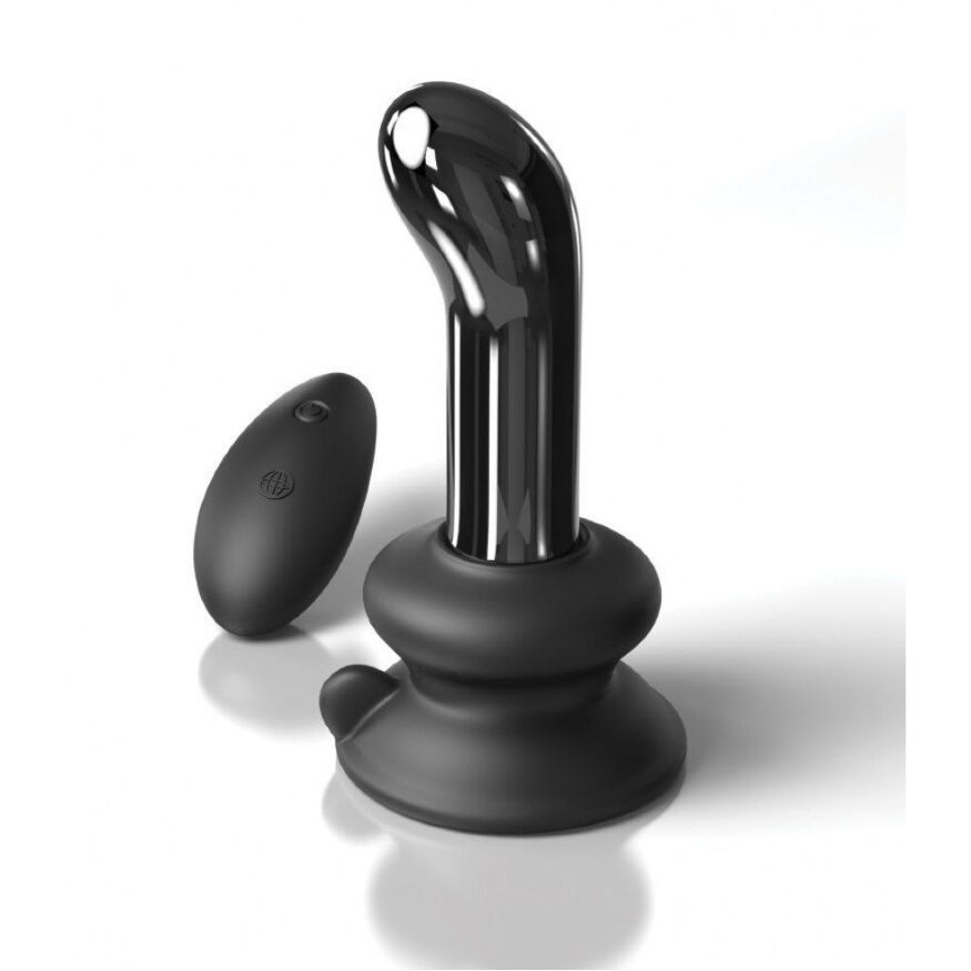Стеклянный вибратор для точки G Icicles No 84 with Rechargeable Vibrator &amp; Remote