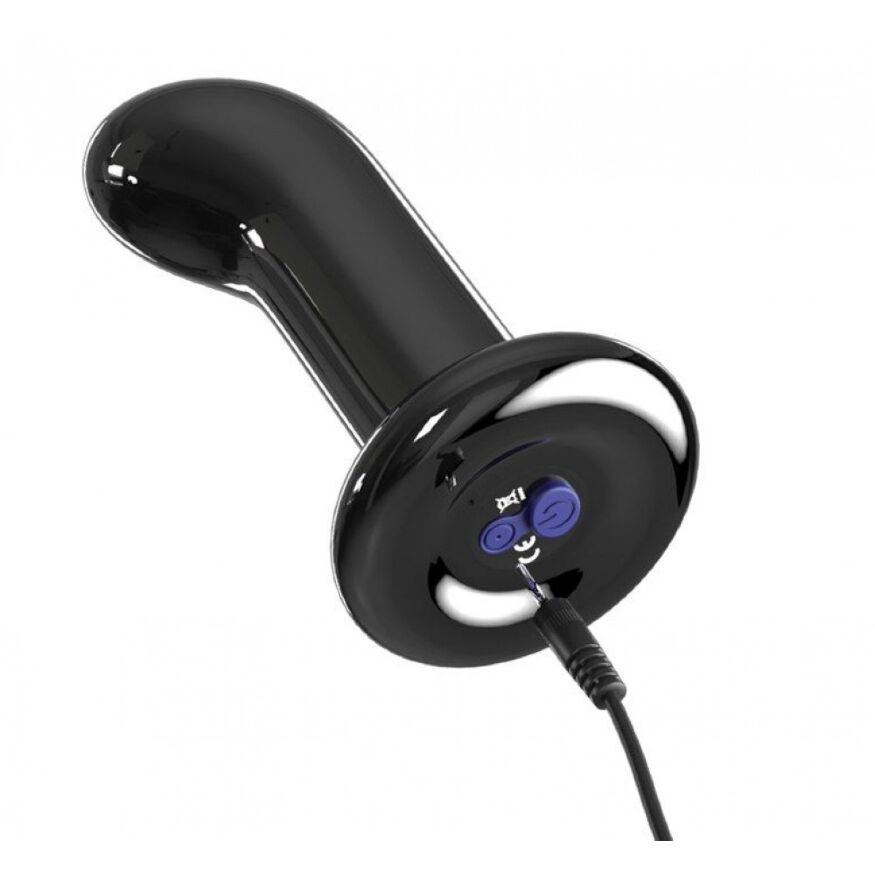 Стеклянный вибратор для точки G Icicles No 84 with Rechargeable Vibrator &amp; Remote