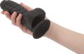Фаллоимитатор ADDICTION Ben 7" Dildo With Balls Black, вибропуля в подарок