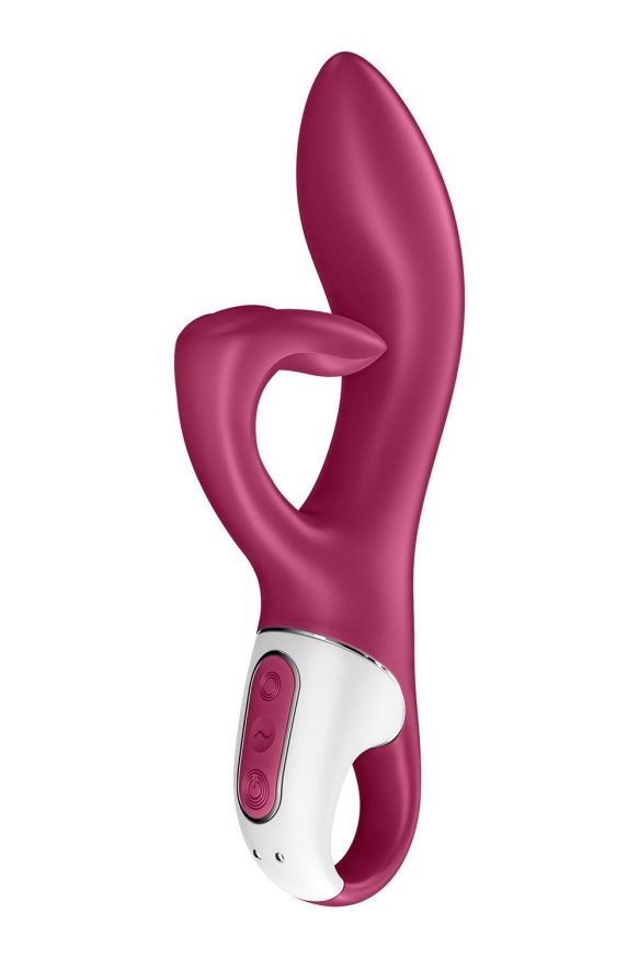 Вибратор кролик с тройным отростком Satisfyer Embrace me Berry, 2 мотора