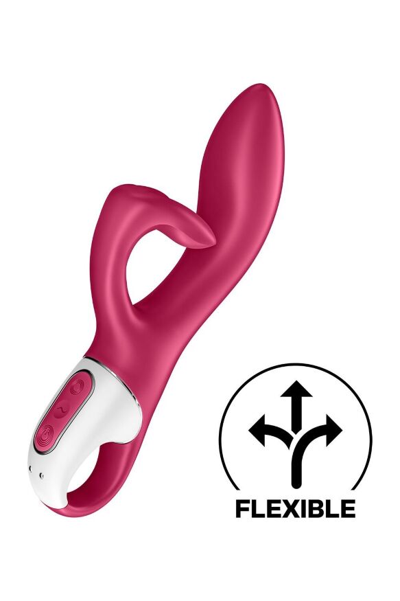 Вибратор кролик с тройным отростком Satisfyer Embrace me Berry, 2 мотора