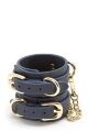 Оковы BONDAGE COUTURE WRIST CUFF BLUE         
