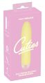 Мини-вибратор гладкий Cuties, желтый
