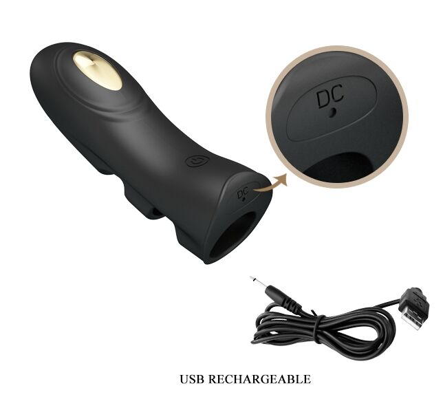 Клиторальный стимулятор на палец Pretty Love - PEGASUS Fingering Electric Vibrator, BI-014784