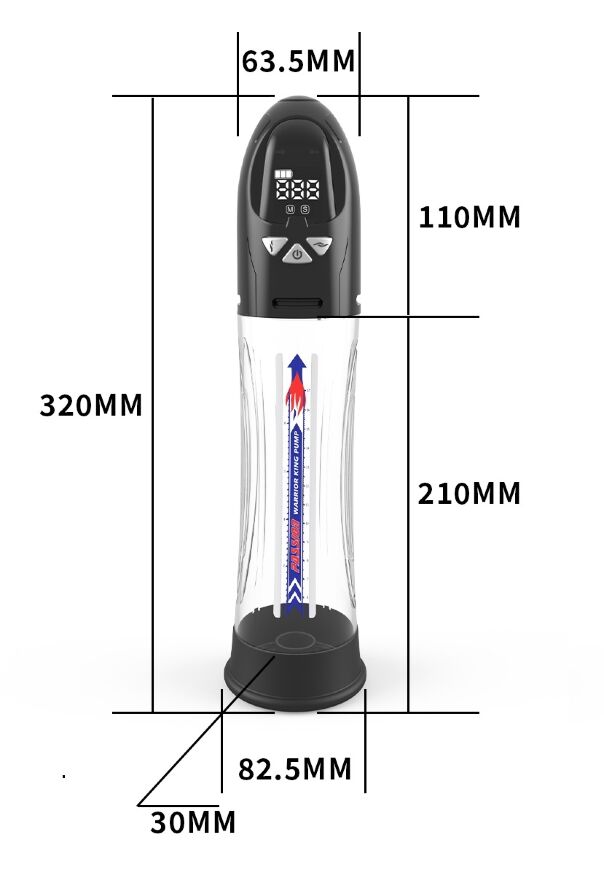 Водонепроницаемая, автоматическая вакуумная помпа с зарядкой от USB CANWIN Water Pump LCD, P466AU