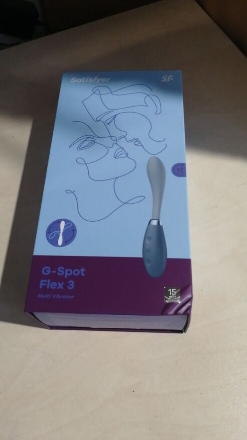 Вибратор Satisfyer G-Spot Flex 3 Grey, гибкий ствол с фиксацией положения(мятая упаковка!!!)
