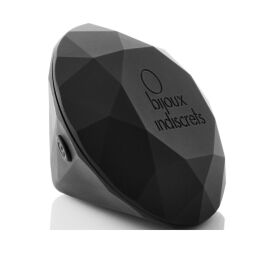 Вибратор для клитора Bijoux Indiscrets Diamond в форме алмаза, черный, 6.5 см