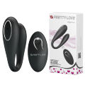 Стильний вібратор для пар V-подібної форми Pretty Love Algernon Stimulator Black
