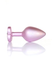Анальна пробка - Jewellery Pearl Pink Heart Plug Clear M