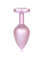Анальна пробка - Jewellery Pearl Pink Heart Plug Clear M