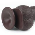 Фалоімітатор з рухомою шкірою - Sliding-Skin Dual Layer Dong 9" Black