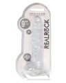 Фалоімітатор - Realrock Dildo With Balls 9'/23 см Transparent