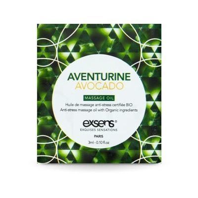 Пробник массажного масла EXSENS Anti-Stress Aventurine Avocado 3мл (срок 06.2026)