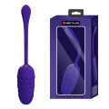 Віброяйце з рельєфним дизайном Pretty Love - MARINA EGG Purple, BI-014708-3