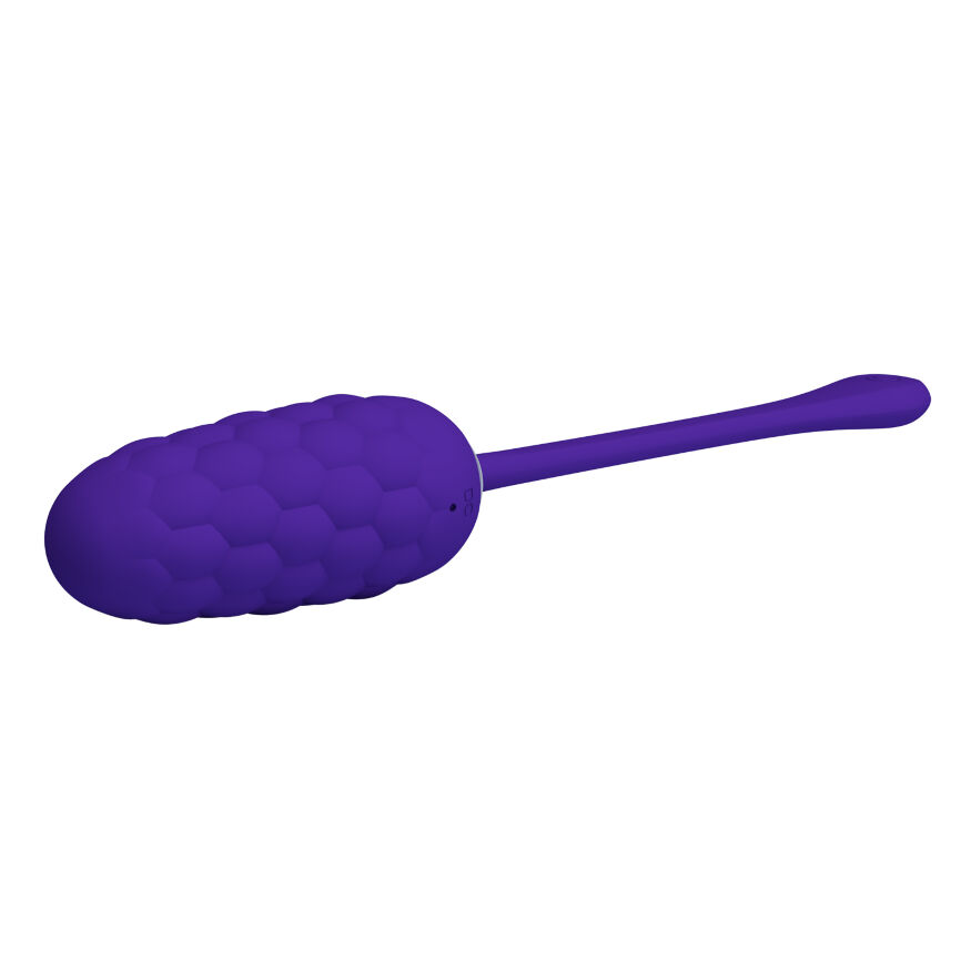 Віброяйце з рельєфним дизайном Pretty Love - MARINA EGG Purple, BI-014708-3