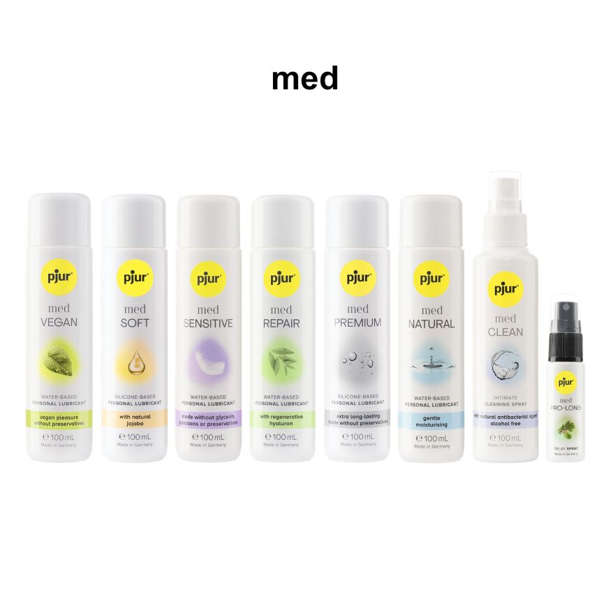 Лубрикант на водной основе pjur MED Natural glide 100 мл специально для сухой и чувствительной кожи
