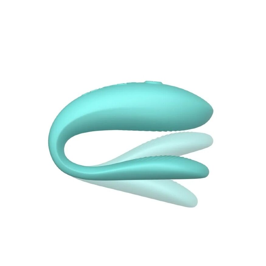Инновационный смарт вибратор для пар Sync Lite We-Vibe, силиконовый, мятный