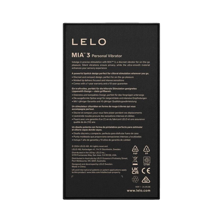 Віброкуля LELO Mia 3 Deep Rose