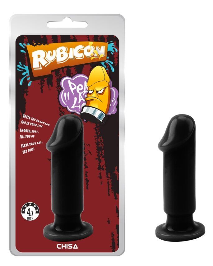 Анальный плаг на присоске Chisa Evil Dildo Plug M - Black, 291948