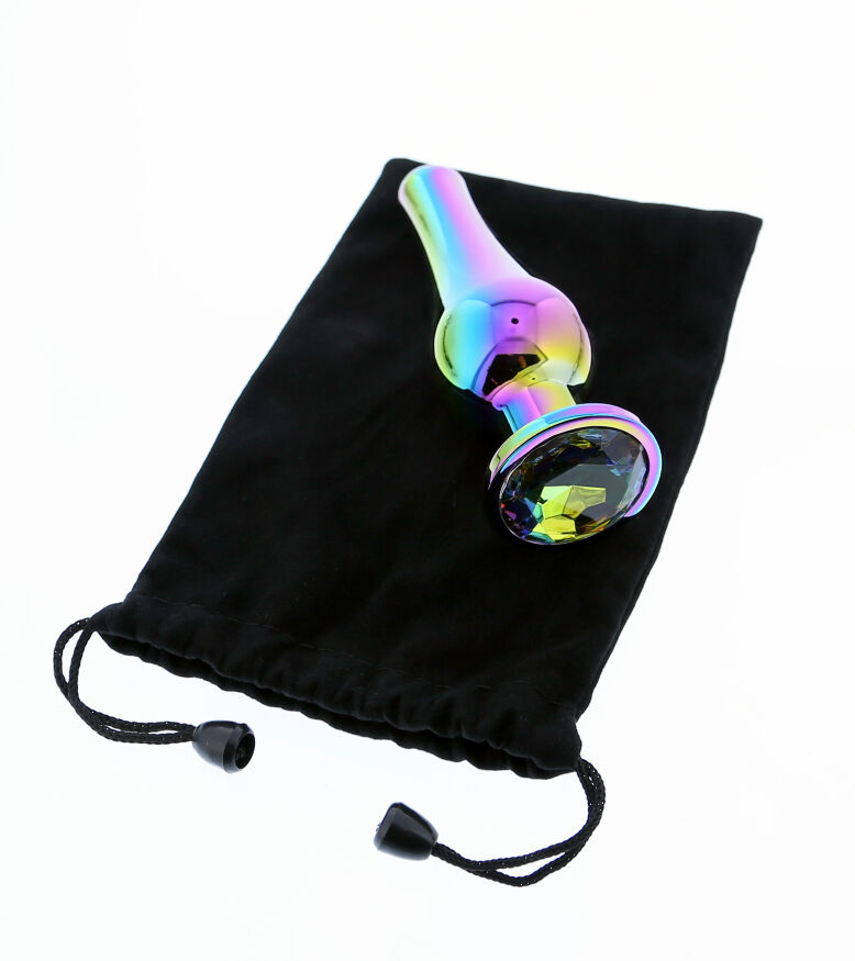 DT21822 Анальная пробка конической формы Dream Toys GLEAMING LOVE COLOURED PLEASURE PLUG L