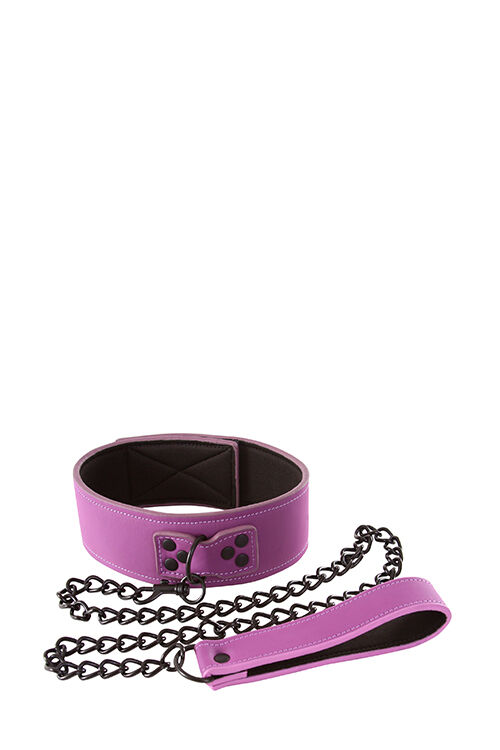Ошейник NS Novelties LUST BONDAGE COLLAR PURPLE