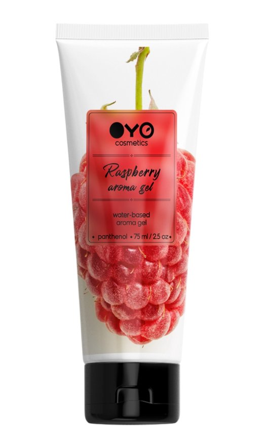 Универсальный ароматизированный увлажняюший гель-лубрикант OYO - Raspberry aroma gel, 75 ml.