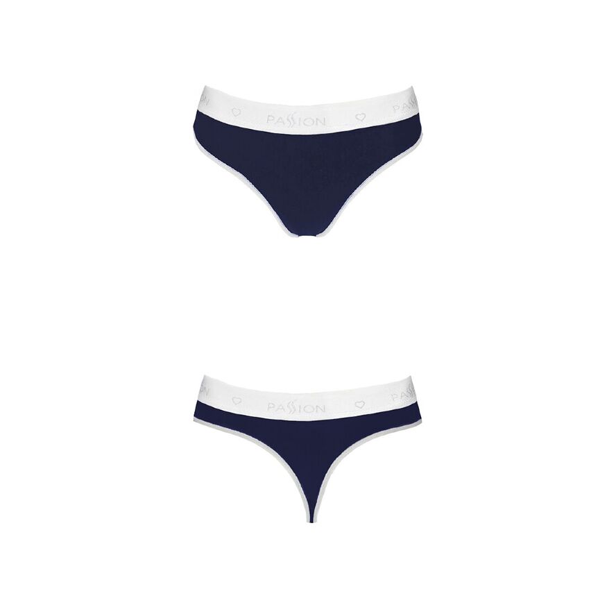 Спортивные трусики-стринги PS007 PANTIES navy blue XL - Passion