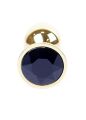 Анальна пробка - Jewellery Gold Plug Black