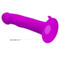 Стильний вібратор оснащенний опцією пульсації - Pretty Love Murray Vibrator Purple