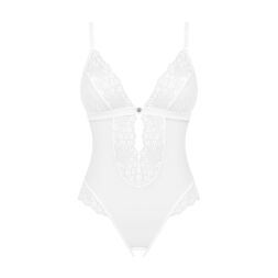 Соблазнительный тедди с открытой промежностью Obsessive Heavenlly crotchless teddy XL/2XL