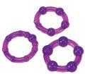 Набор эрекционных колец Ultra Soft &amp; Stretchy Pro Rings, PURPLE
